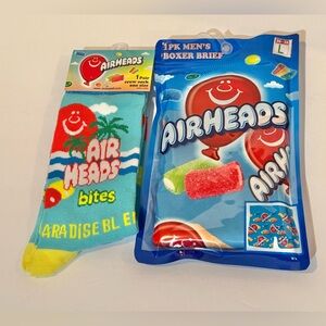 Mens Airheads Novelty Boxer Briefs & Socks Gift Set BNWT